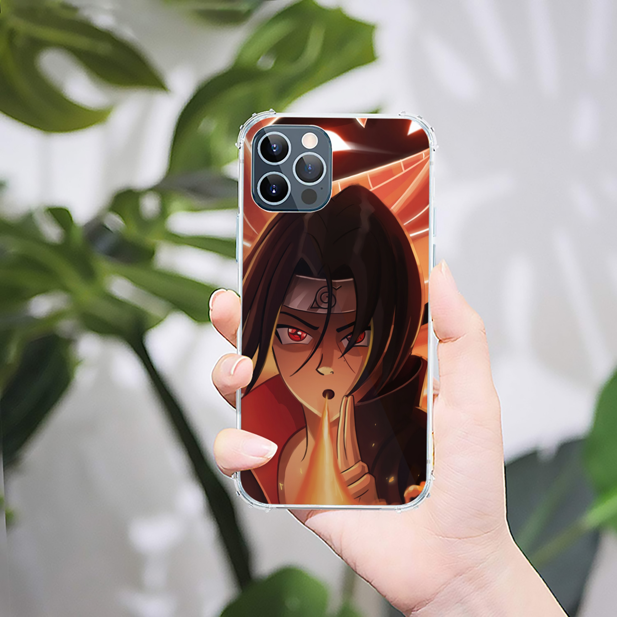 （画像用） NARUTO -ナルト- NARUTO -ナルト- 疾風伝 【iPhone 12シリーズ対応】透明スマホケース（クリアソフトケース）